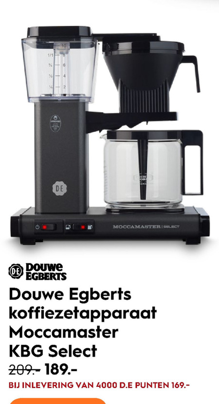 Afleiding Subtropisch piano Douwe Egberts koffiezetapparaat folder aanbieding bij Blokker - details