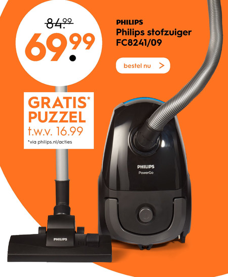 Vergadering niettemin Badkamer Philips stofzuiger folder aanbieding bij Blokker - details