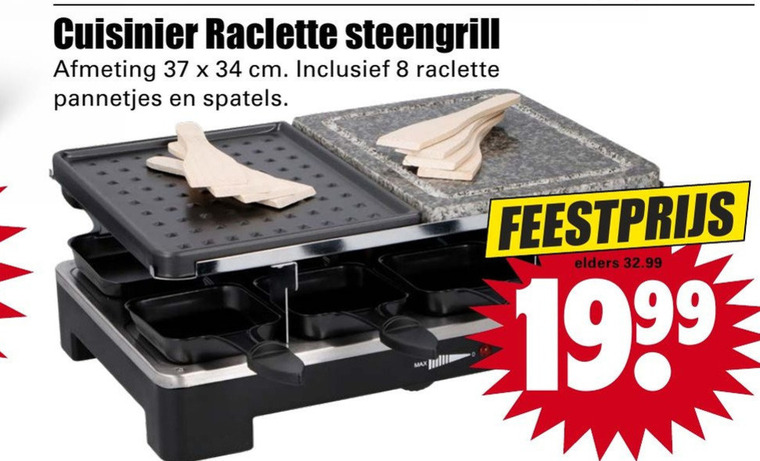 taart het spoor Boos steengrill, gourmetset folder aanbieding bij Dirk - details