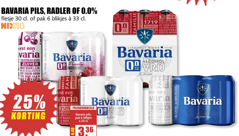 Bavaria Alcoholvrij Bier, Blikje Bier Folder Aanbieding Bij MCD ...