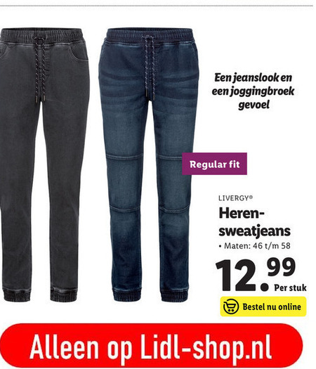 Hulpeloosheid salaris gaan beslissen Livergy heren jeans folder aanbieding bij Lidl - details