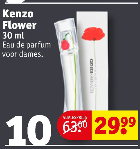 Giotto Dibondon Schrikken Afscheid Kenzo eau de parfum folder aanbieding bij Kruidvat - details