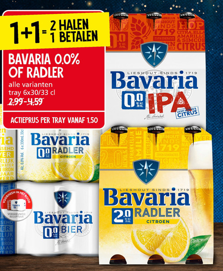 Bavaria Alcoholvrij Bier, Radler Bier Folder Aanbieding Bij Jan Linders ...