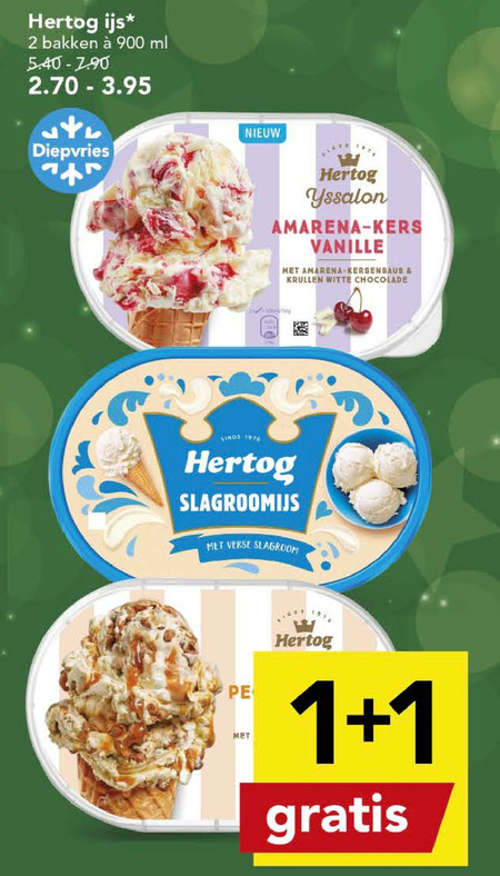 Hertog Ijsspecialiteit Folder Aanbieding Bij Deen Details