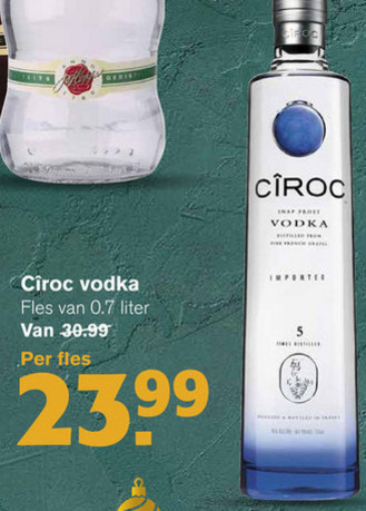 Ciroc   wodka folder aanbieding bij  Hoogvliet - details