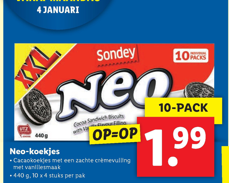 Sondey   biscuits folder aanbieding bij  Lidl - details