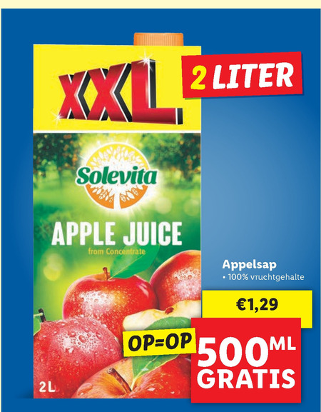 solevita   fruitdrank folder aanbieding bij  Lidl - details