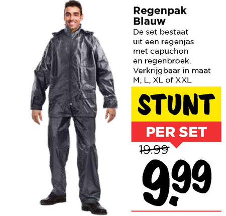 organiseren Belastingbetaler Array regenkleding folder aanbieding bij Vomar - details