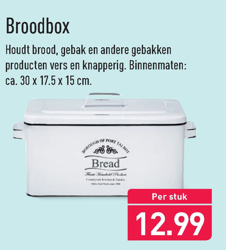 reservoir moederlijk chocola broodtrommel folder aanbieding bij Aldi - details