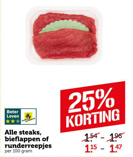 Bieflappen, Biefstuk Folder Aanbieding Bij Coop - Details