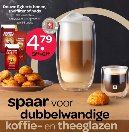 Of Goed gevoel spiraal Douwe Egberts koffiebonen, koffie folder aanbieding bij Spar - details