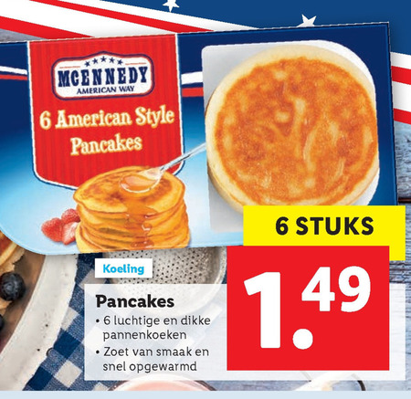 McEnnedy pannenkoek folder aanbieding bij Lidl - details