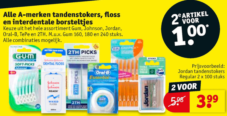 Fictief compileren Valkuilen Alle merken interdentale ragers, tandenstokers folder aanbieding bij  Kruidvat - details