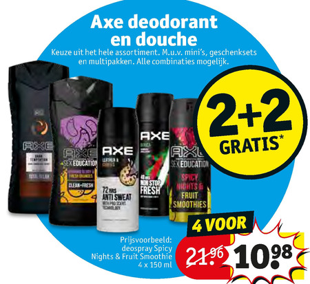 geleider Succes Weekendtas Axe douchegel, deodorant folder aanbieding bij Kruidvat - details