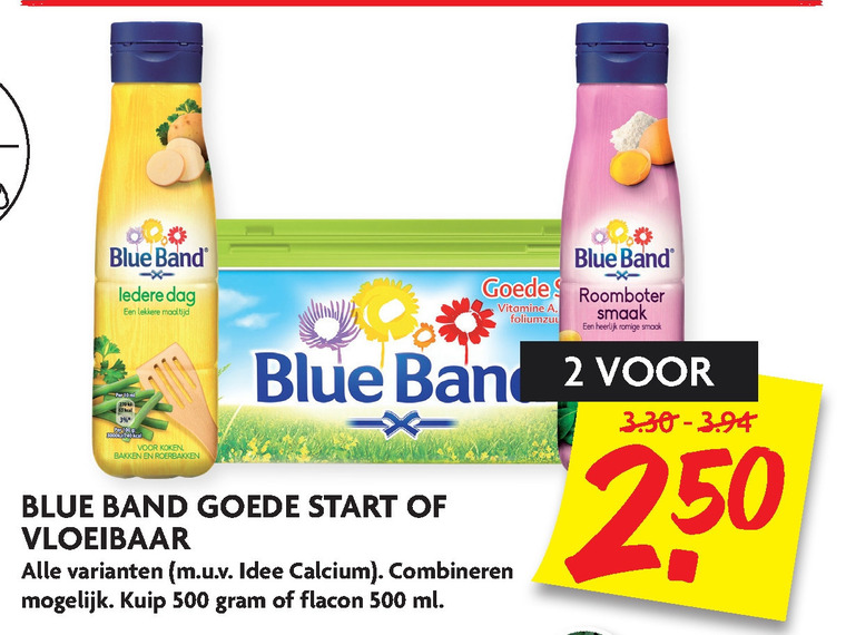 Duwen Kleverig Plenaire sessie Blue Band olie en vetten, margarine folder aanbieding bij Dekamarkt -  details