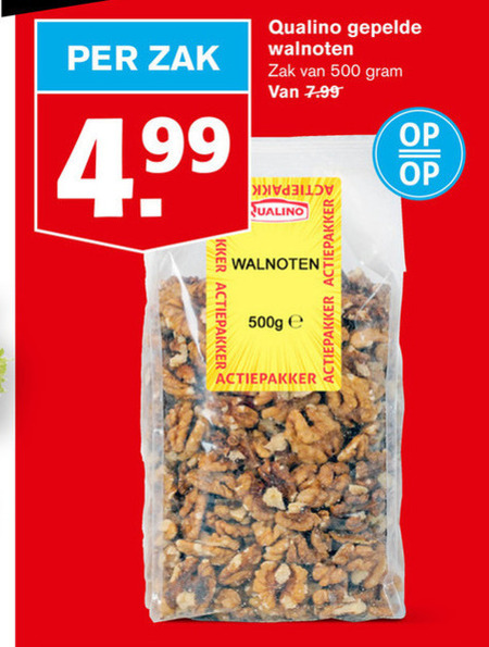 walnoten folder aanbieding bij Hoogvliet - details