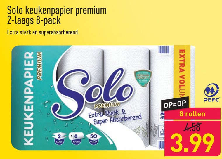 Solo Keukenpapier Folder nbieding Bij Aldi Details