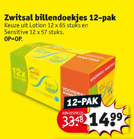 winnen Meenemen Hobart Zwitsal billendoekjes folder aanbieding bij Kruidvat - details