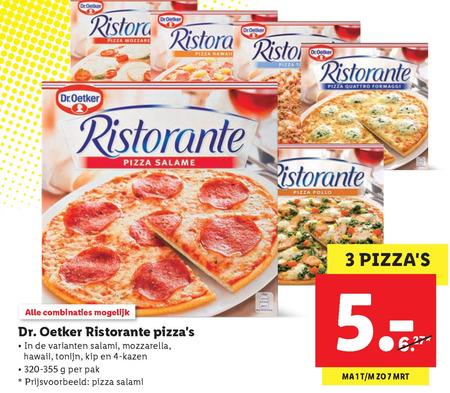 Dr Oetker Diepvriespizza Folder nbieding Bij Lidl Details