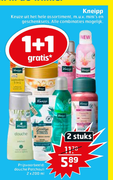 Kneipp badolie, bodylotion bij Trekpleister - details