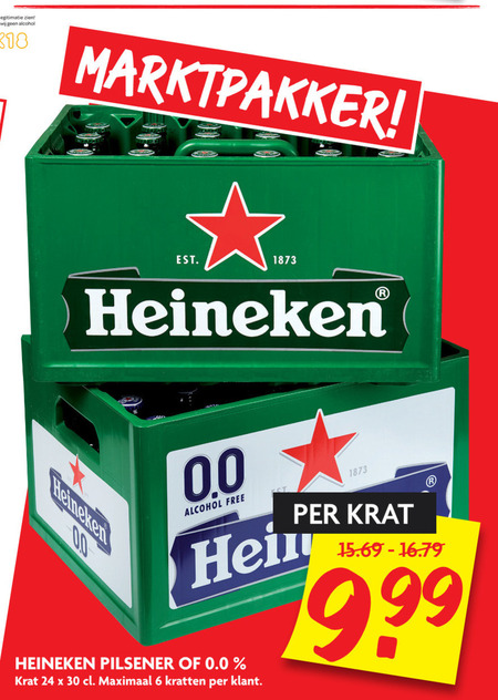 Heineken Krat Bier Folder Aanbieding Bij Dekamarkt Details