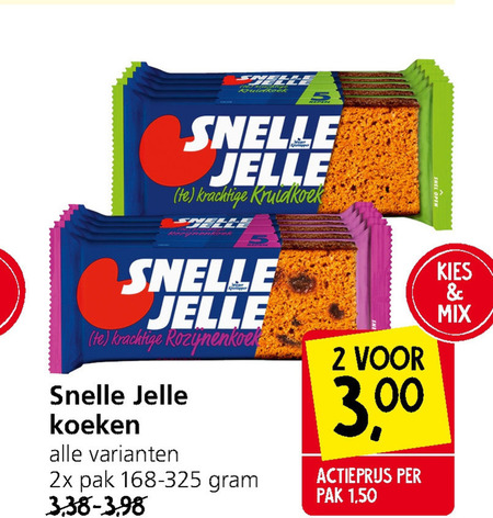 Snelle Jelle Ontbijtkoekreep Folder Aanbieding Bij Jan Linders Details