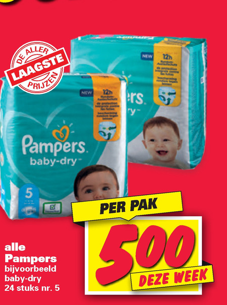 stijfheid Geven drinken Pampers luiers folder aanbieding bij Nettorama - details