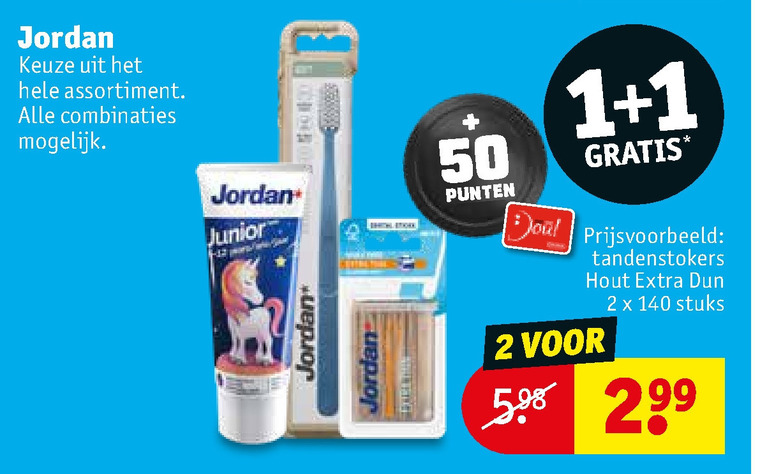 flexibel Met name ervaring Jordan tandenstokers folder aanbieding bij Kruidvat - details