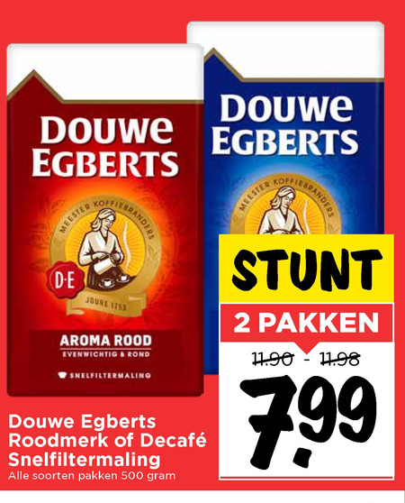 Douwe Egberts Koffie Folder Aanbieding Bij Vomar Details