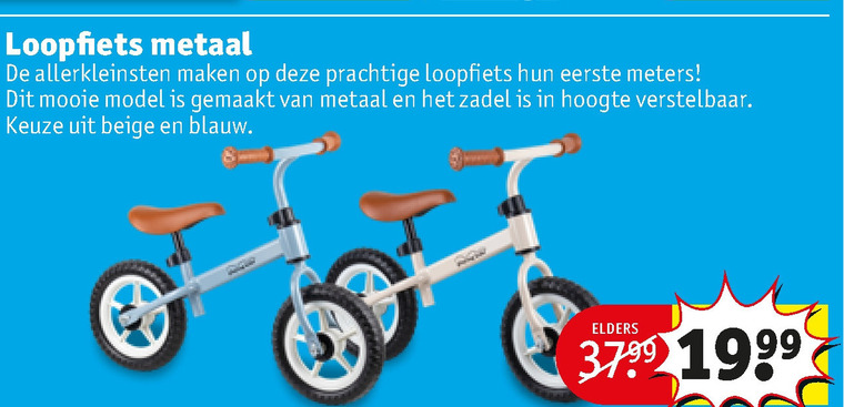 adelaar Beperking beton loopfiets folder aanbieding bij Kruidvat - details