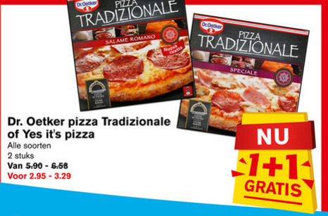 Dr Oetker Diepvriespizza Folder Aanbieding Bij Hoogvliet - Details