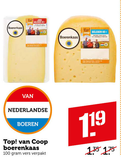 Boerenkaas Kaas Folder Aanbieding Bij Coop - Details