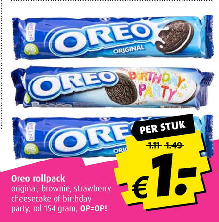 Oreo   biscuits folder aanbieding bij  Boni - details