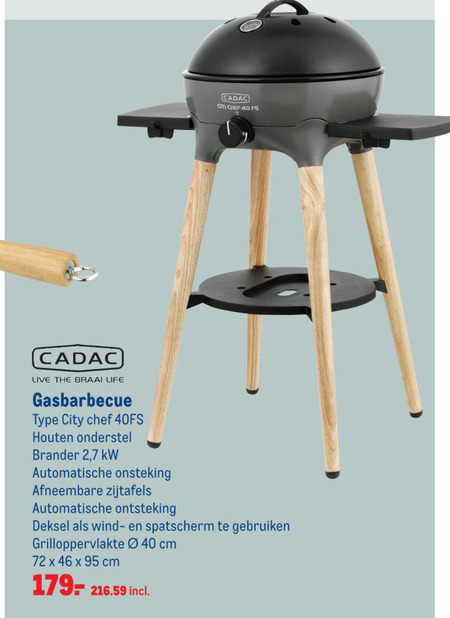 Ironisch Conserveermiddel apotheker Cadac gasbarbecue folder aanbieding bij Makro - details