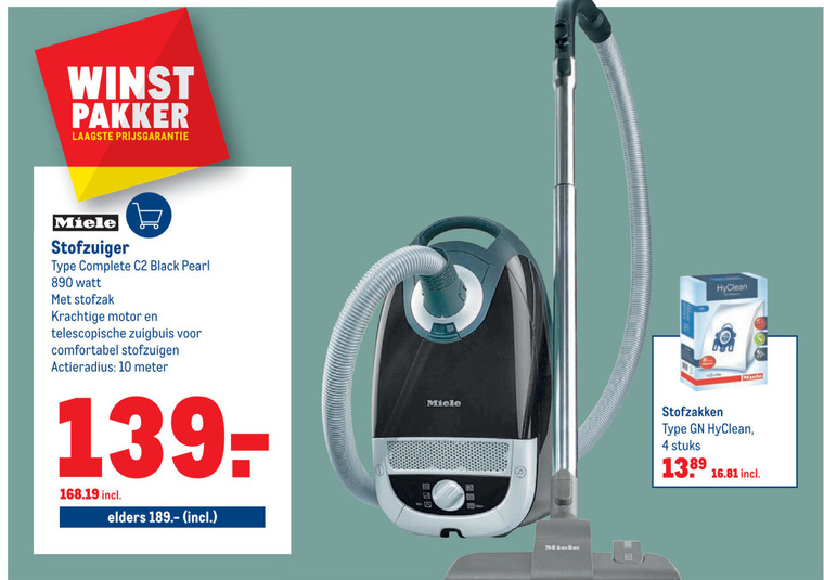 pad Volwassenheid blauwe vinvis Miele stofzuiger folder aanbieding bij Makro - details