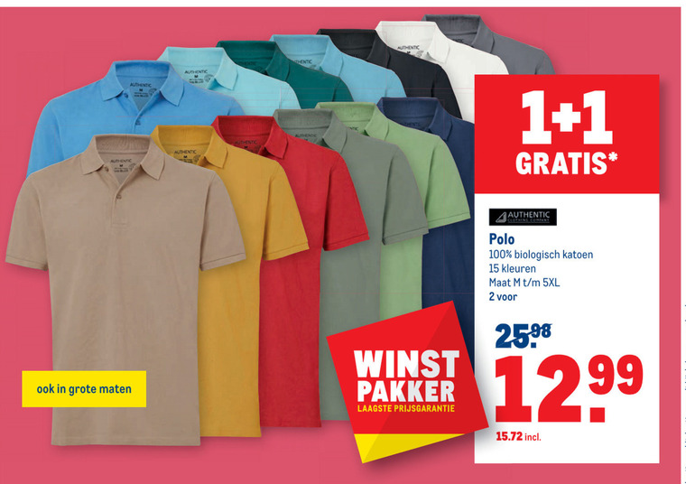 Polo best sale aanbieding heren