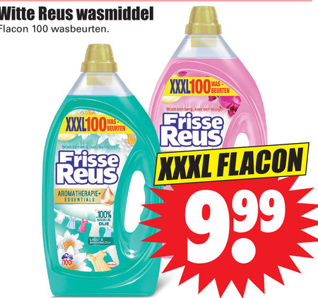 Witte Reus   wasmiddel folder aanbieding bij  Dirk - details