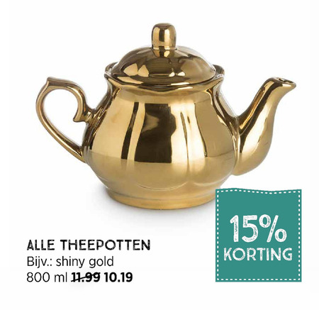 Kikker onduidelijk maandag theepot folder aanbieding bij Xenos - details