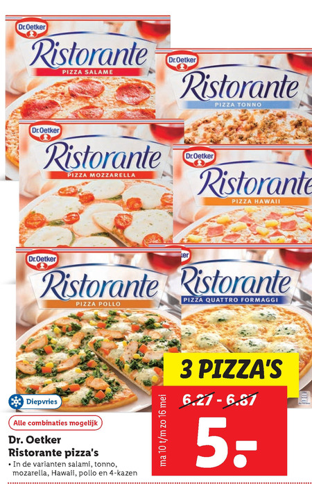 Dr Oetker Diepvriespizza Folder nbieding Bij Lidl Details