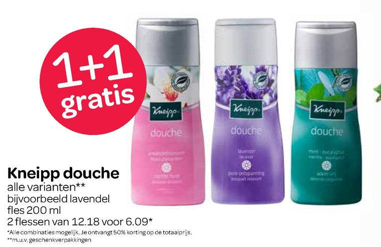 Verdrag Woordenlijst Krachtig Kneipp douchegel folder aanbieding bij Spar - details