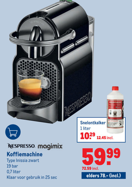 Blij gas Sjah Magimix nespresso apparaat folder aanbieding bij Makro - details