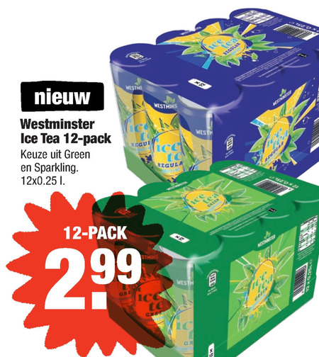 Westminster   ice tea folder aanbieding bij  Aldi - details