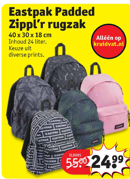 rugtas folder aanbieding bij - details