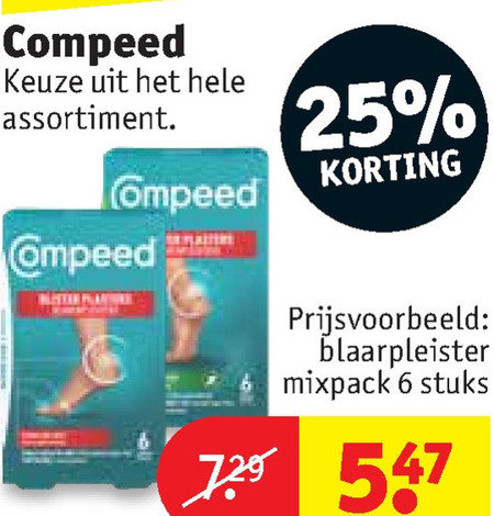 landen Het is de bedoeling dat banner Compeed blaarpleisters folder aanbieding bij Kruidvat - details