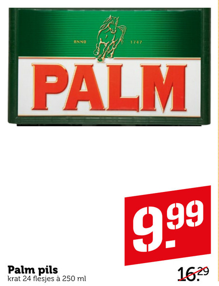 Palm Speciale   krat bier folder aanbieding bij  Coop - details