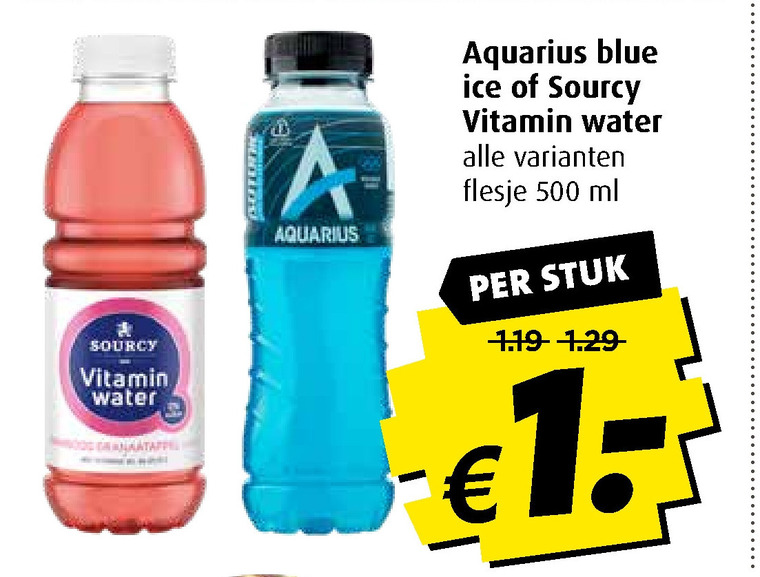 Sourcy   fruitdrank, sportdrank folder aanbieding bij  Boni - details