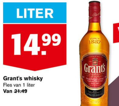 Grants Whisky Folder Aanbieding Bij Hoogvliet Details