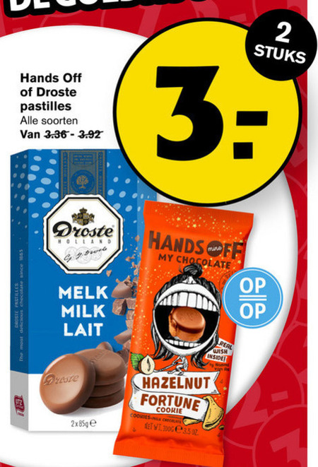 Droste   chocolade folder aanbieding bij  Hoogvliet - details