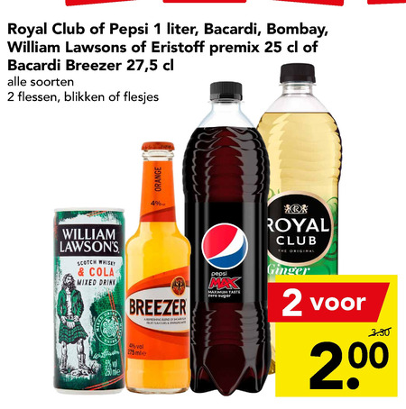 William Lawsons   mixdrank folder aanbieding bij  Deen - details