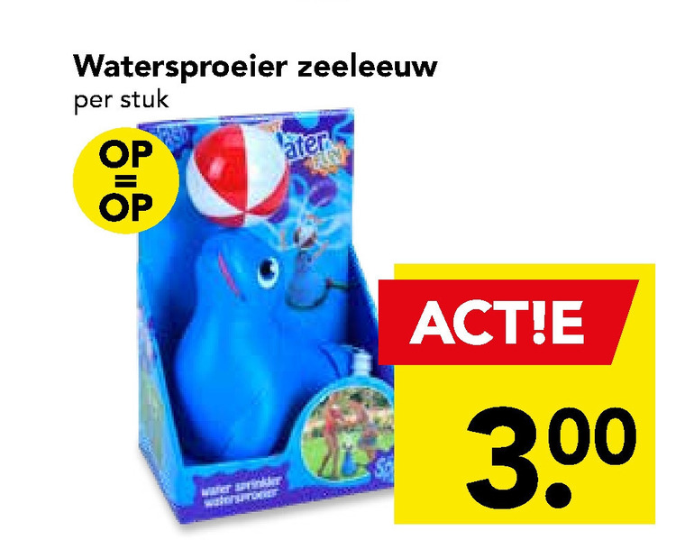 boycot lunch zwart waterspeelgoed folder aanbieding bij Deen - details